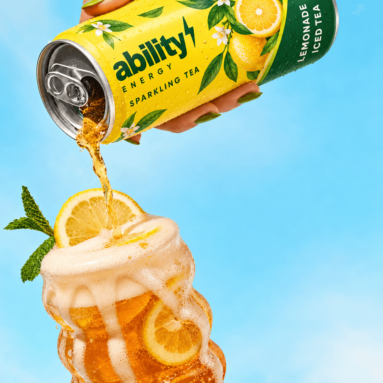 Lemonade Iced Tea for an easy morning