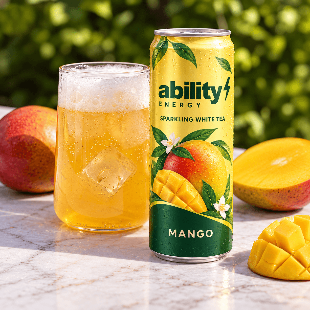 ABILITY ENERGY Mango Sparkling White Tea